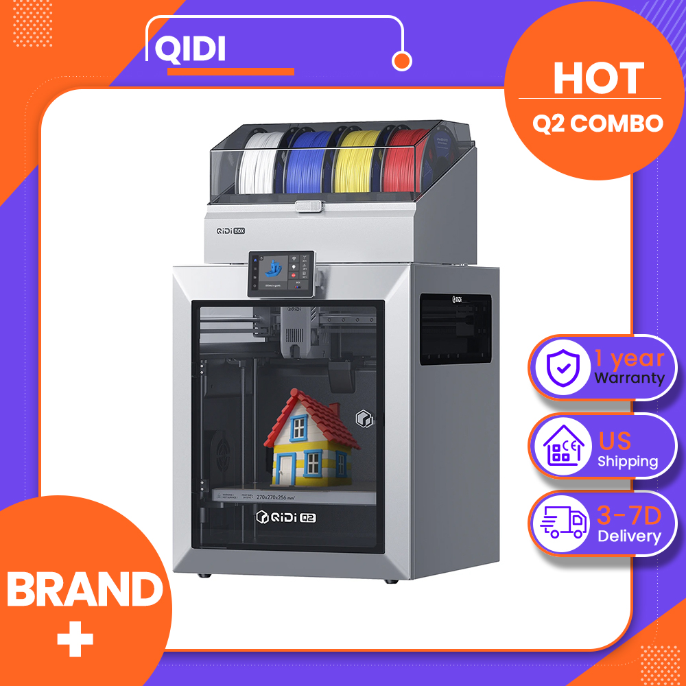 QIDI Q2 Combo 3D Printer, 600m - đánh giá và giá 3D Printing Online Service